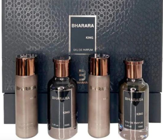 Set 4 Piezas King para Hombre de Bharara EDP