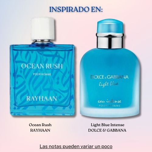 Rayhaan Ocean Rush para hombre, 100 ml EDP