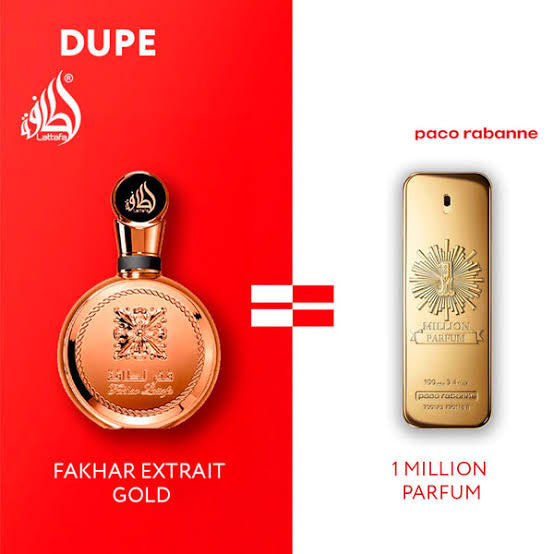 Perfume Fakhar Lattafa Pride Gold Extrait Edp 100 ml