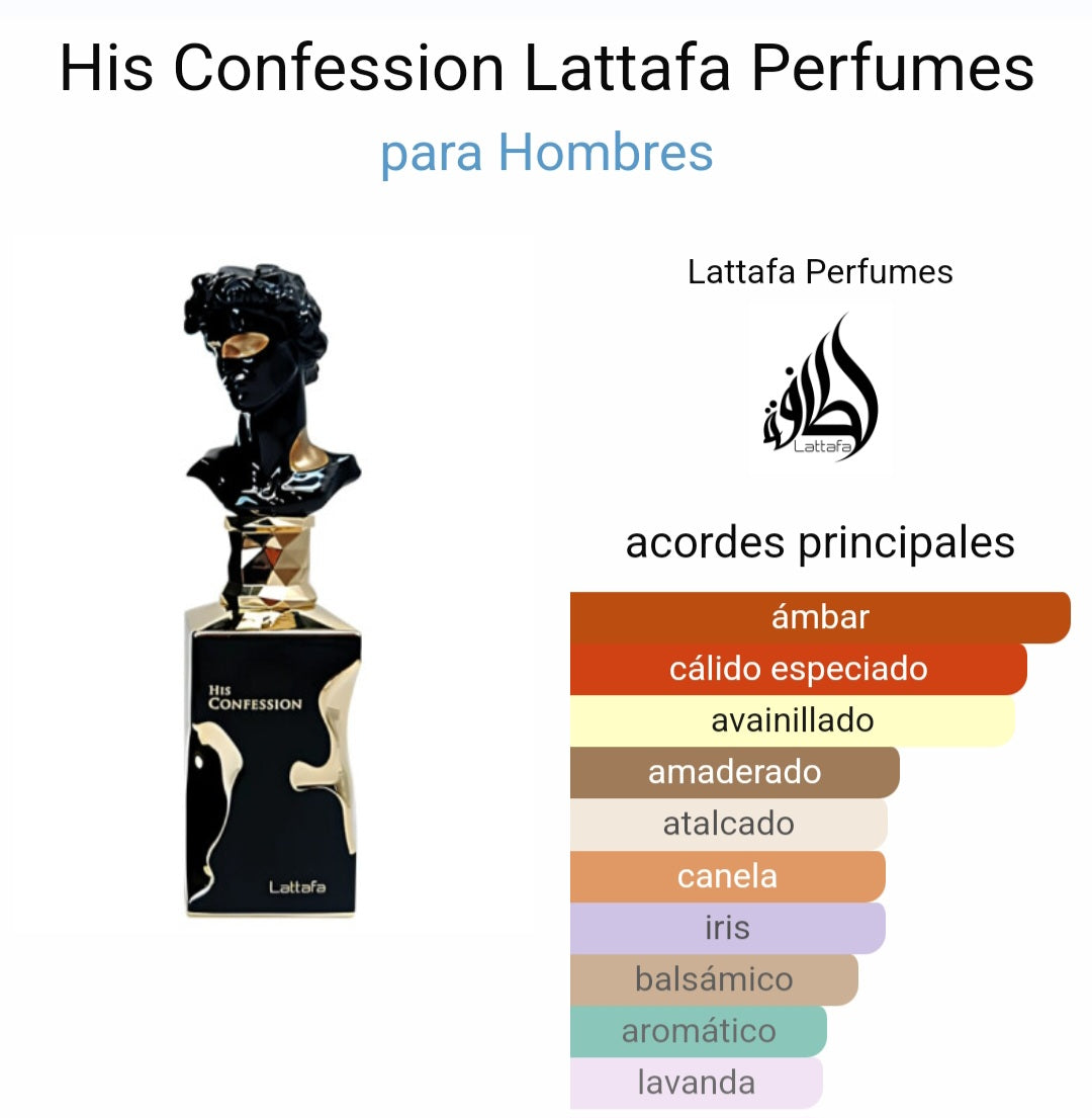 Lattafa His Confession Eau de Parfum 100ML