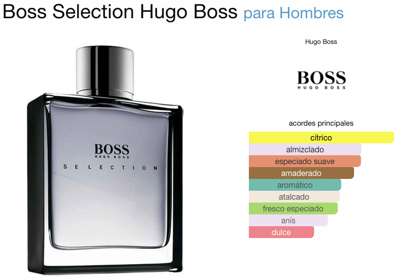 Boss Selection de Hugo Boss EDT 90ml