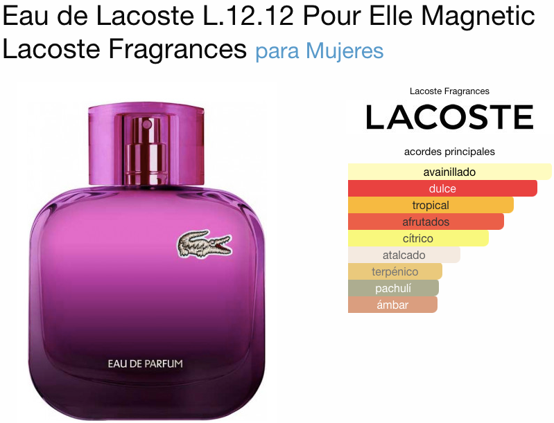 Lacoste L.12.12 Pour Elle Magnetic EDP 80ml