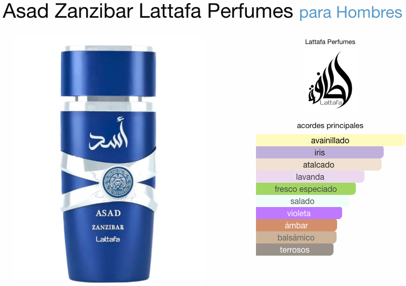 LATTAFA ASAD ZANZIBAR 100 ML. EDP.