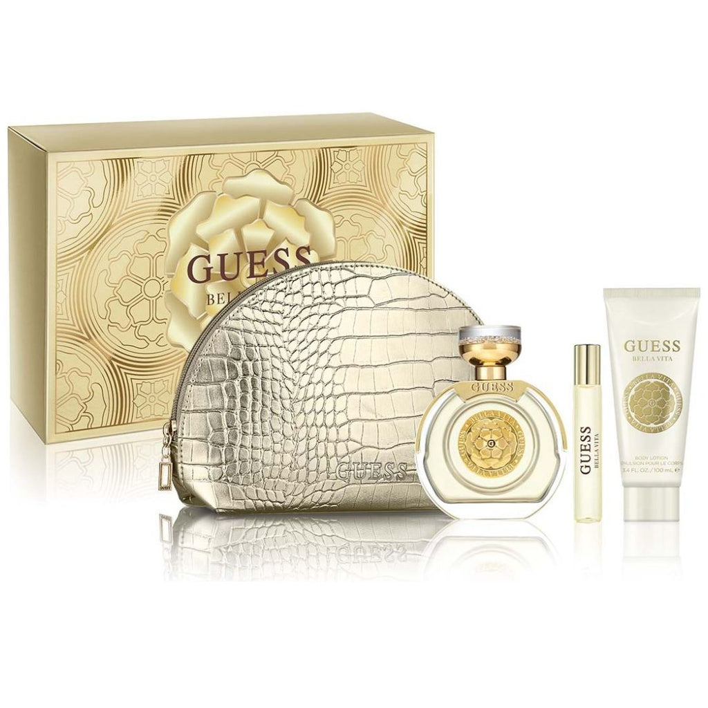 SET GUESS BELLA VITA 100ML. EDP. +  COSMETIQUERA + MINI + CREMA