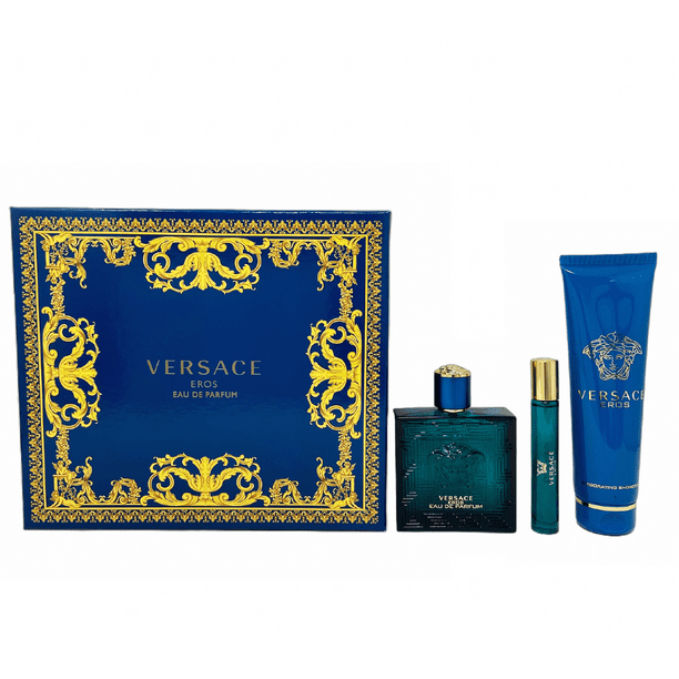 SET VERSACE 100ML. EDP +MINI + GEL DE BAÑO