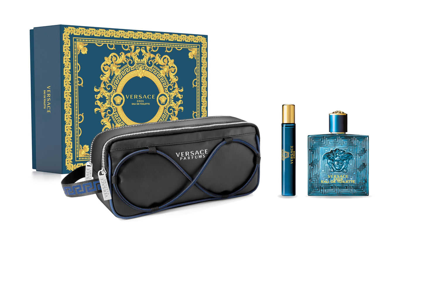 Set 3 Piezas Eros para Hombre de Versace EDT 100ML