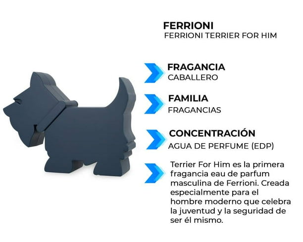 FERRIONI TERRIER FOR HIM 90ML EDP.