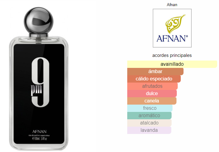 AFNAN 9PM 100 ML EDP.