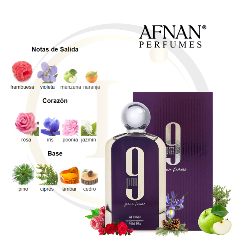 AFNAN 9 PM POUR FEMME 100 ML. EDP