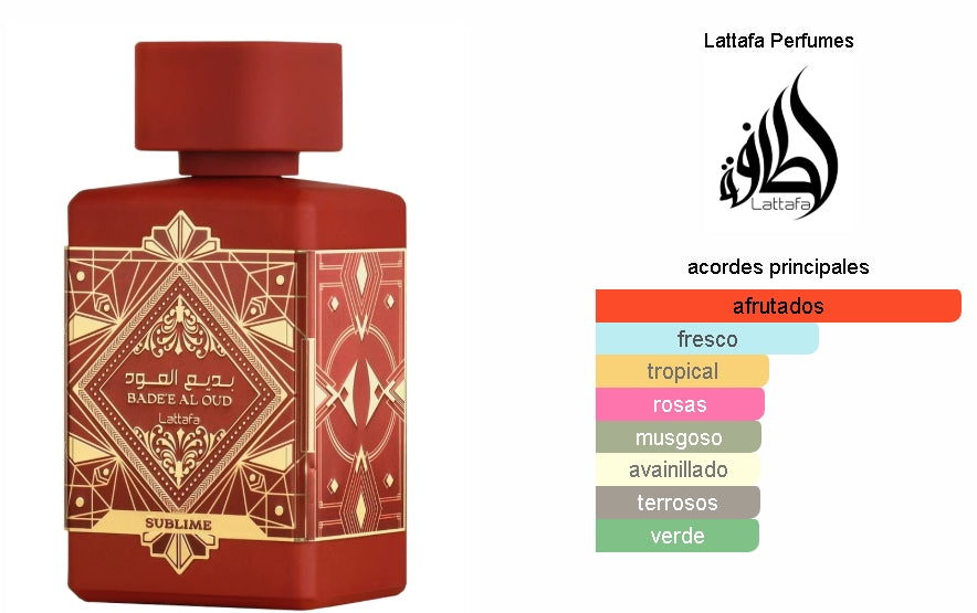SET LATTAFA BADEE AL OUD SUBLIME + HAIRT LOTION + DESODORANTE