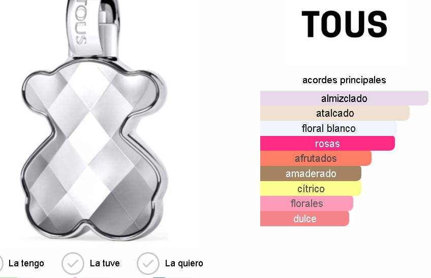 Tous Loveme The Silver Parfum 90ML