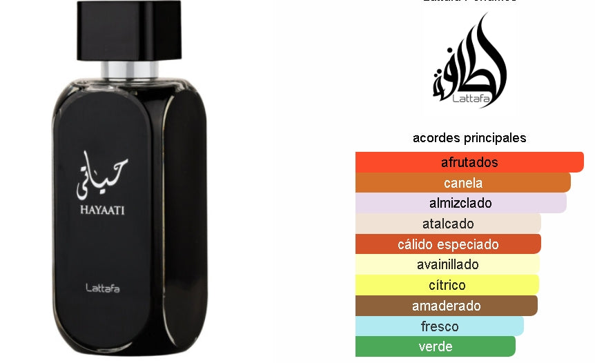 LATTAFA HAYAATI NEGRO 100ML. EDP.