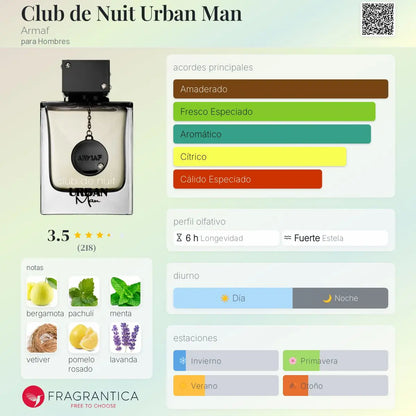 ARMAF CLUB DE NUIT URBAN MAN 105 ML EDT