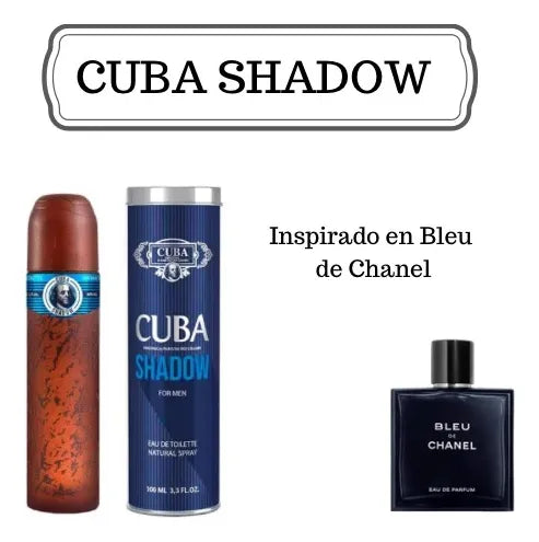 Cuba Shadow de 100 ml Edt Spray