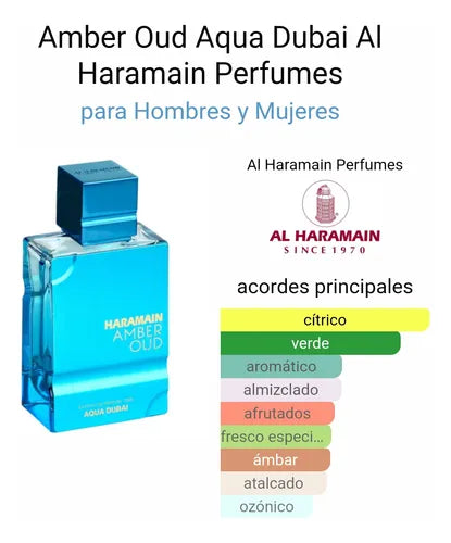 AL HARAMAIN AMBER OUD AQUA DUBAI 120ML. EDP.