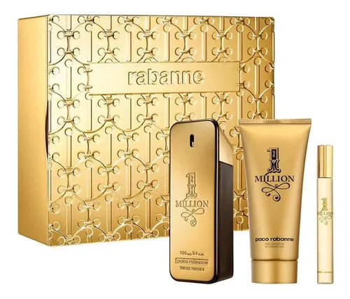 SET PACO R. 1 MILLION  100ML EDT + MINI + DESODORANTE