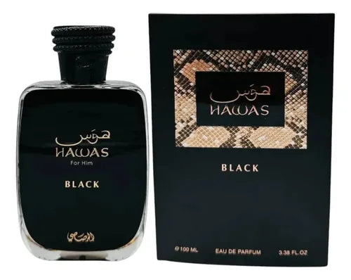 Rasasi Hawas Black Eau de Parfum para Hombre EDP 100ML
