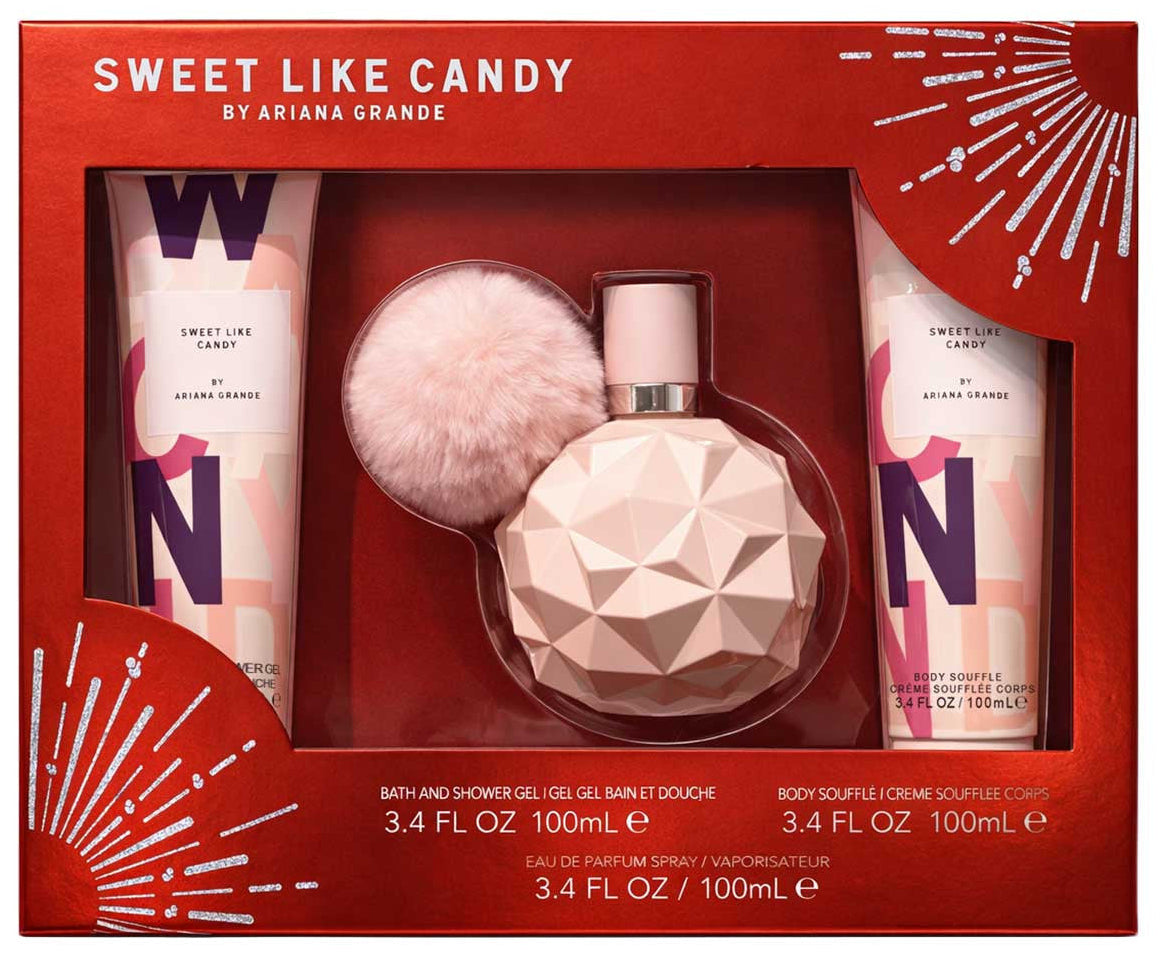ARIANA G. SWEET LIKE CANDY 100 ML. EDP + SHOWER GEL + CREMA