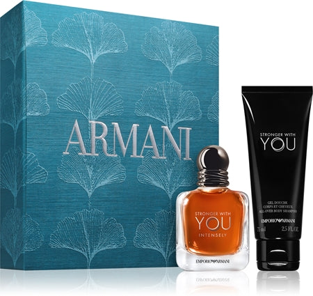 set Emporio Armani Stronger With You Intensely Giorgio Armani EDP 50ml  2pz