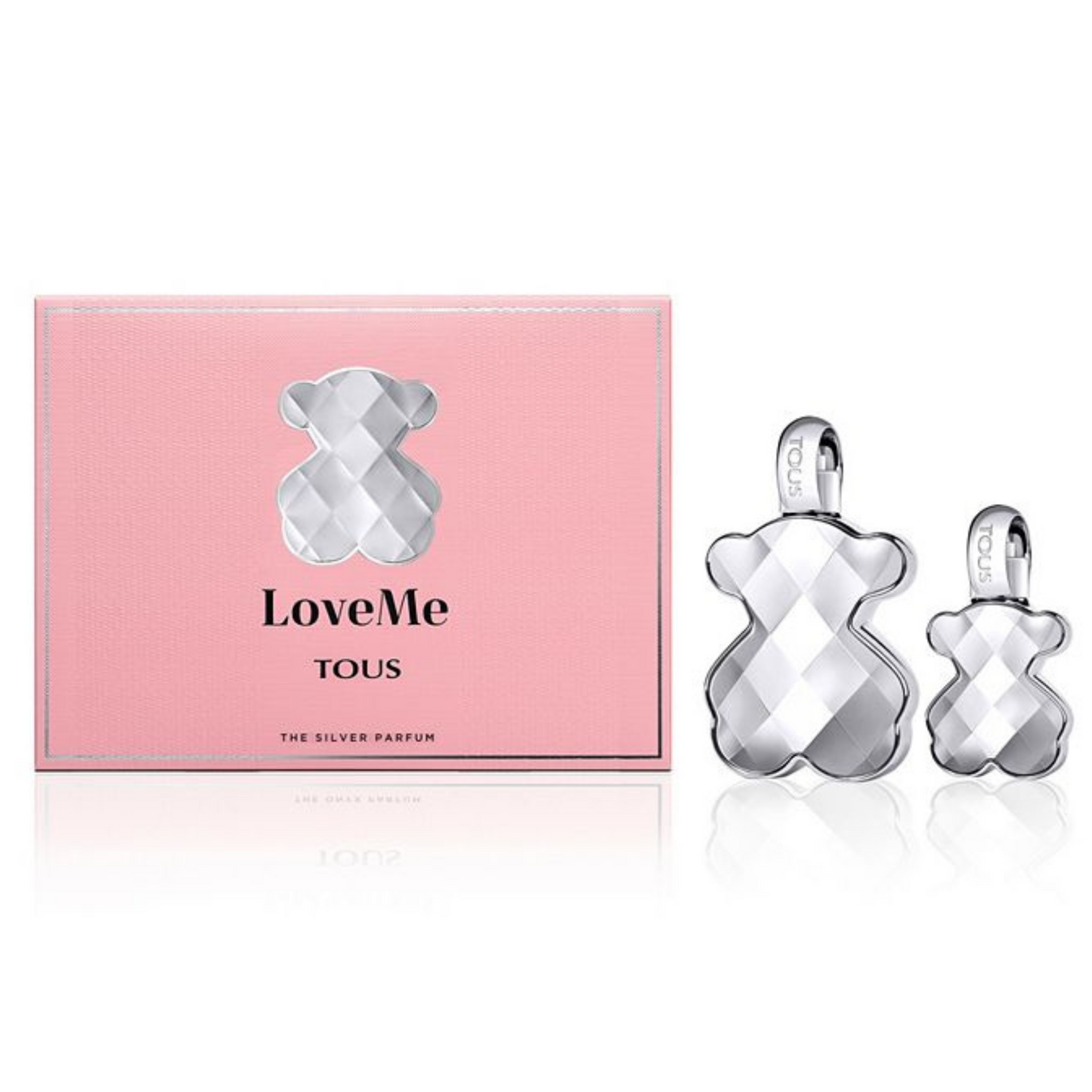 SET TOUS LOVE ME SILVER  90ML PARFUM + MINI 30ML